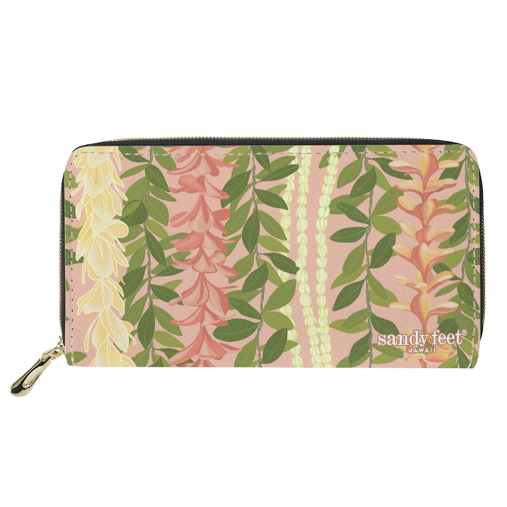 Pink Lei Organizer Wallet