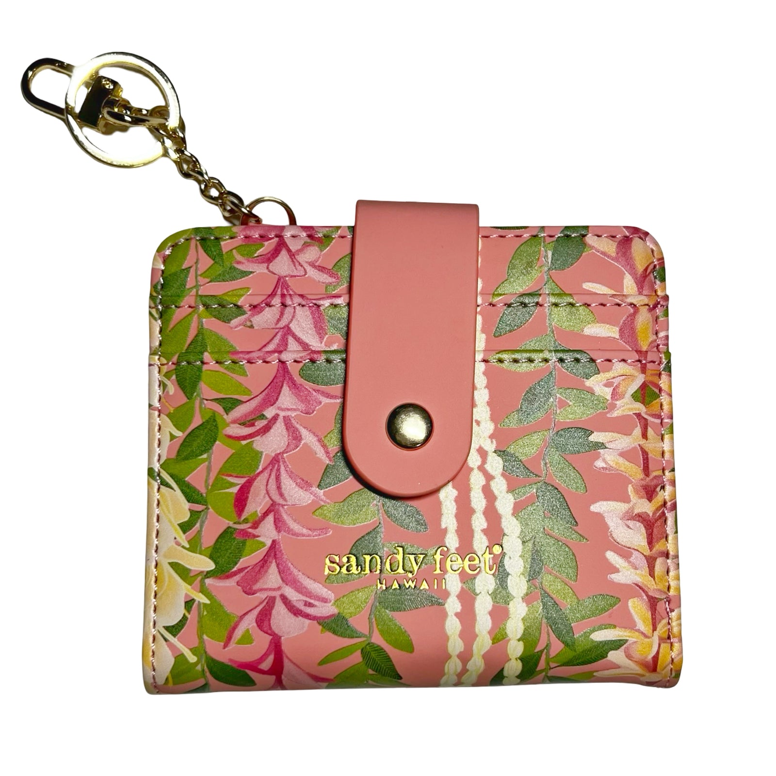 Pink Lei RFID Blocking Billfold Wallet