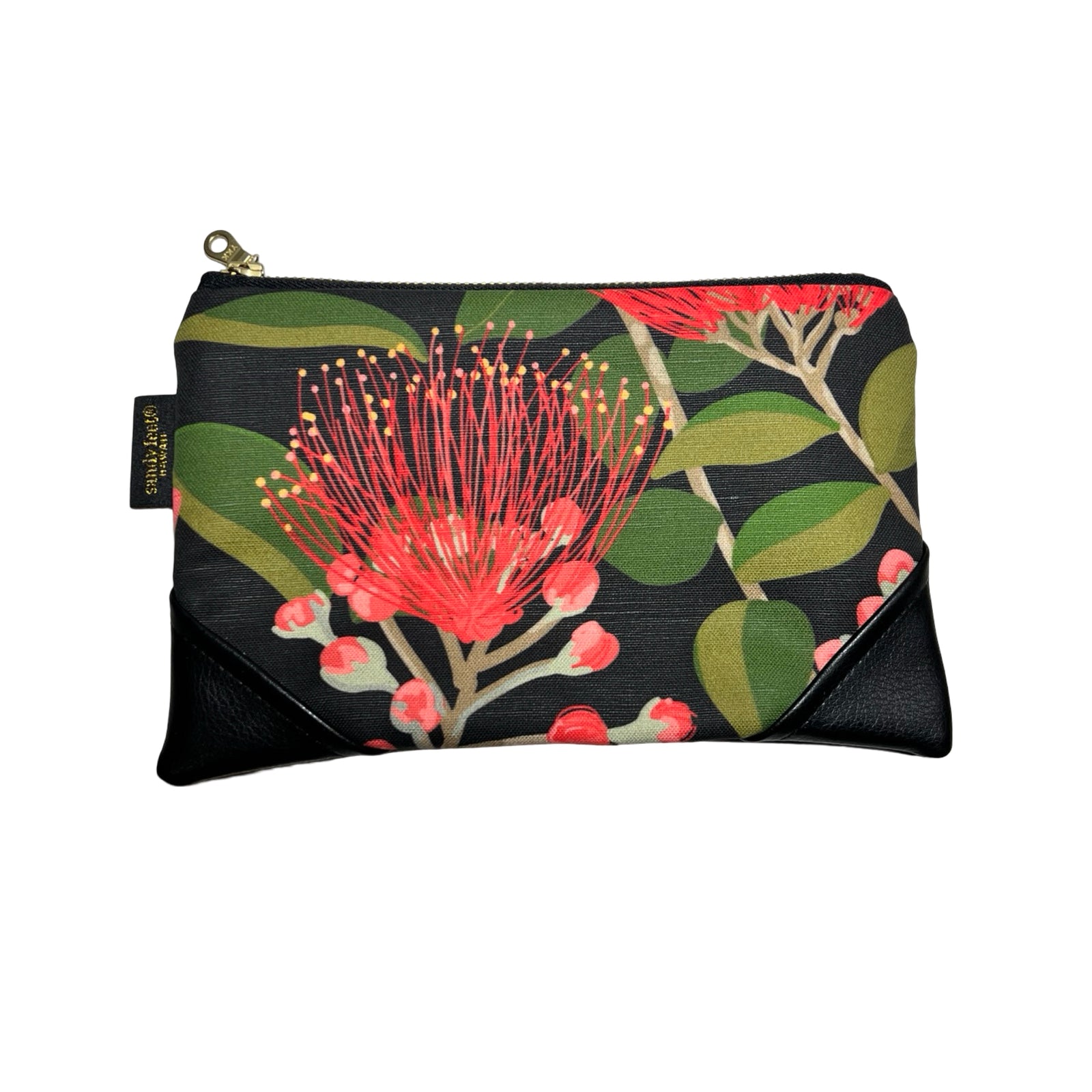 Mini 'Ōhi‘a Lehua Zipper Clutch