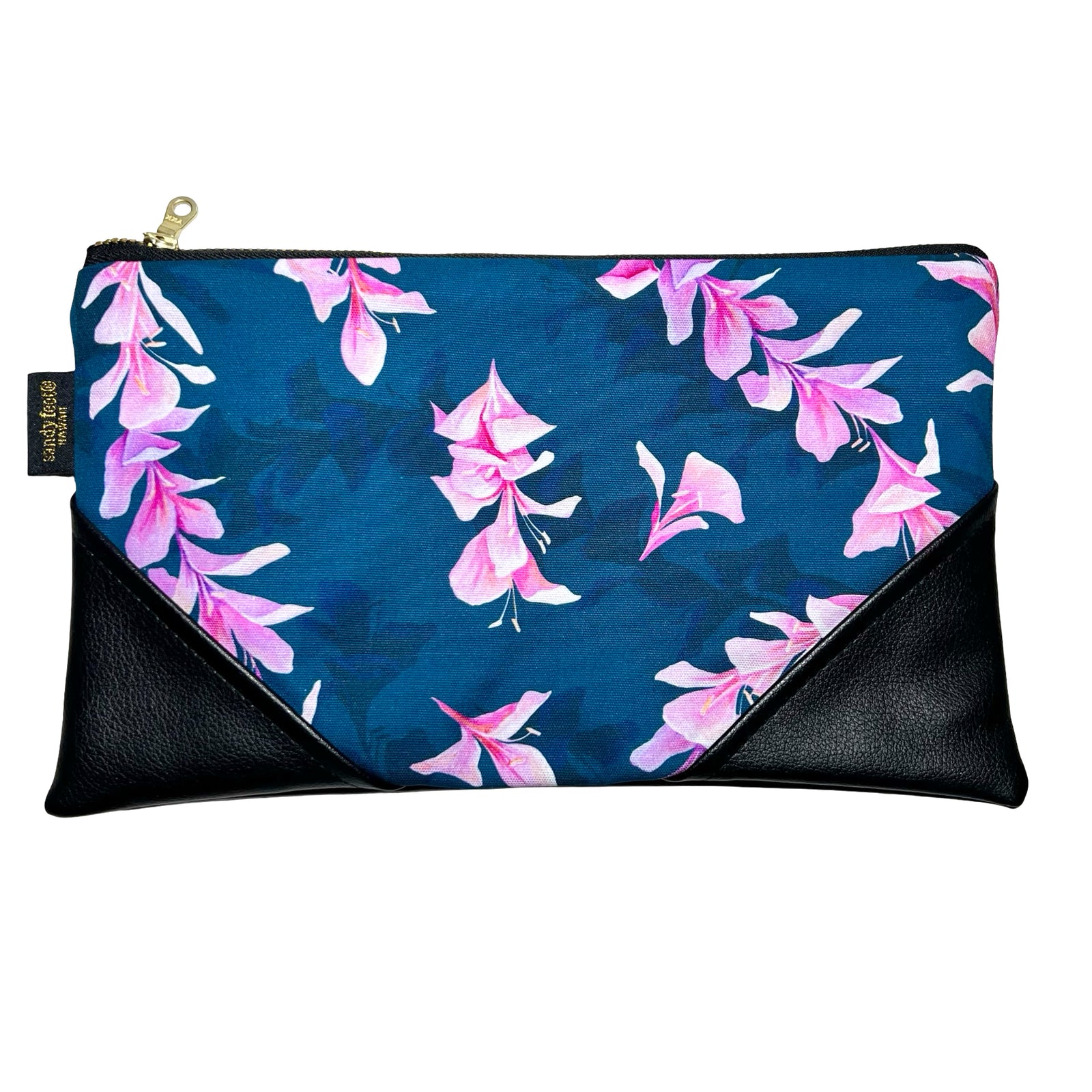Large Lei Awapuhi Zipper Clutch