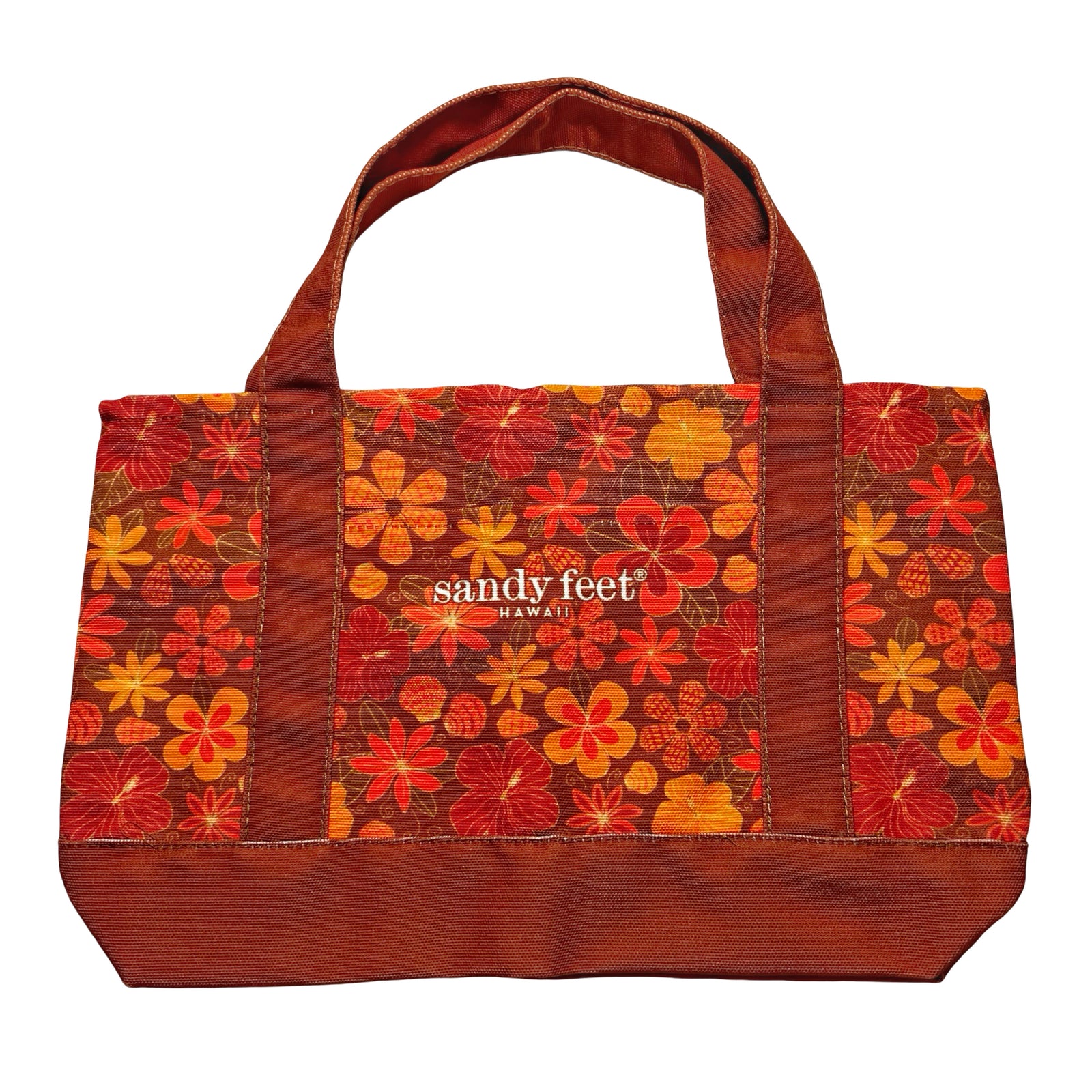 Beachy Pua Brown Mini Canvas Bag