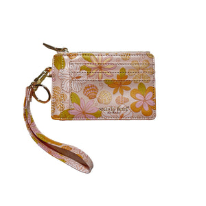 Beachy Pua Pink Slim RFID Blocking Credit Card Holder Wristlet