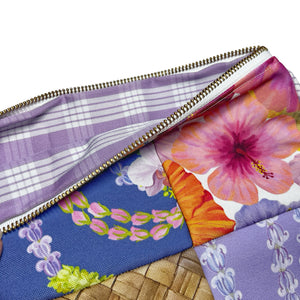 Patchwork Pouch Purple