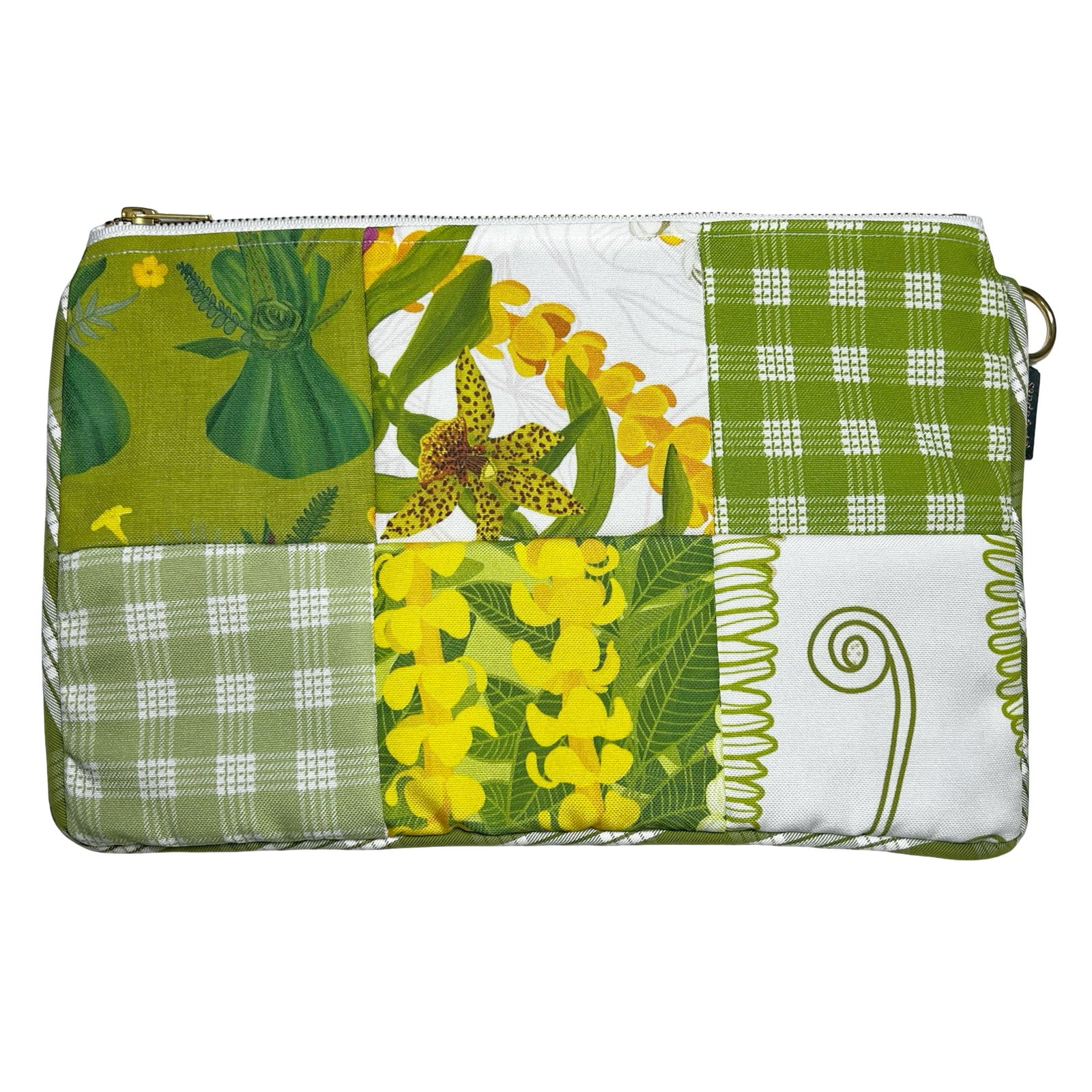 Patchwork Pouch Green