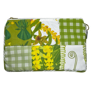 Patchwork Pouch Green