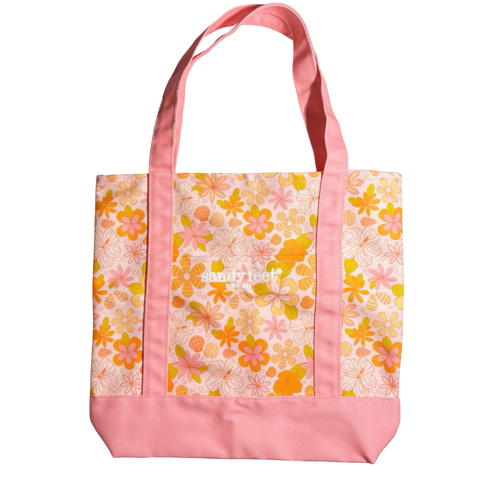 Beachy Pua Pink Canvas Bag