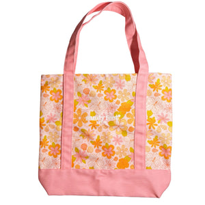 Beachy Pua Pink Canvas Bag