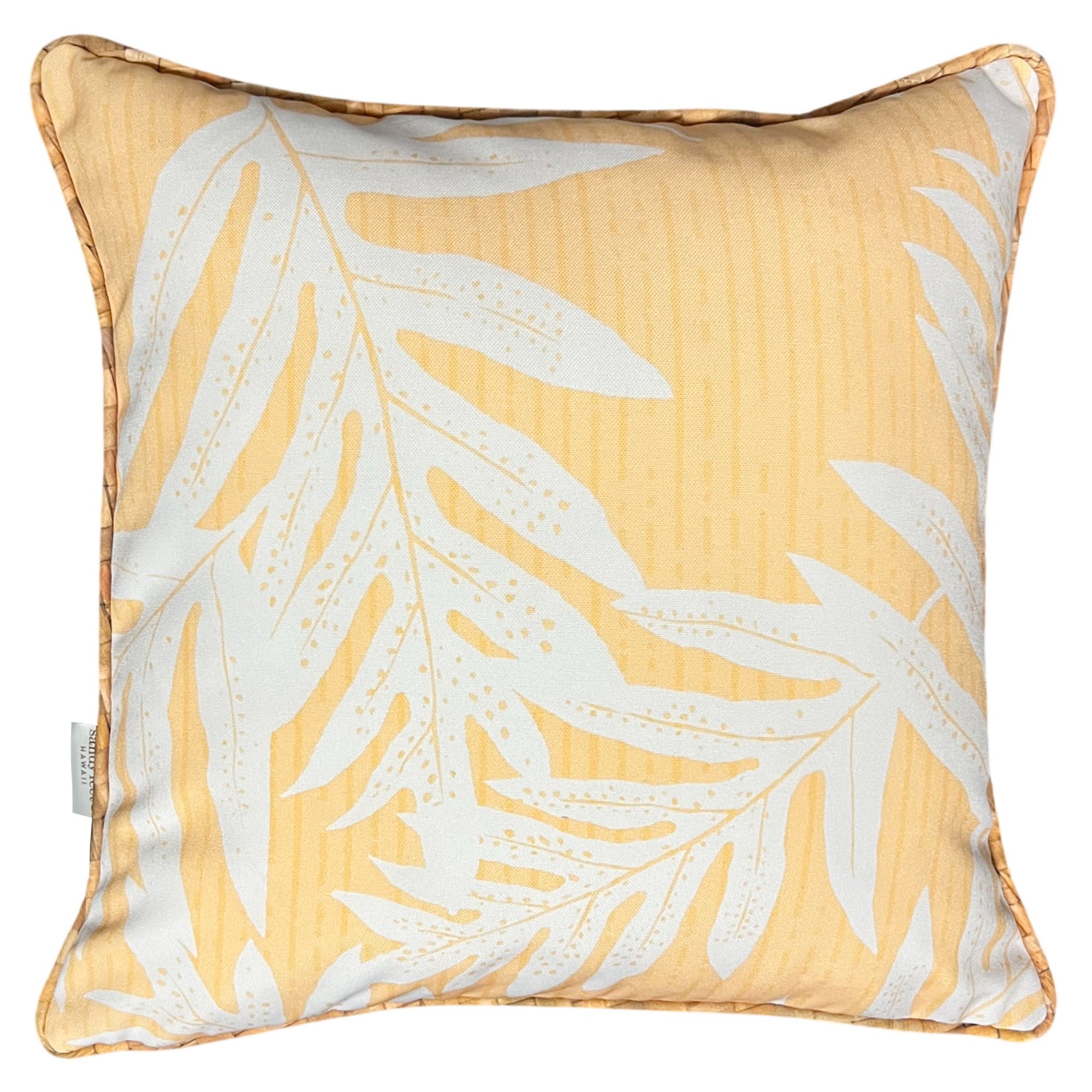 Creamy Yellow Laua‘e Pillow Cover