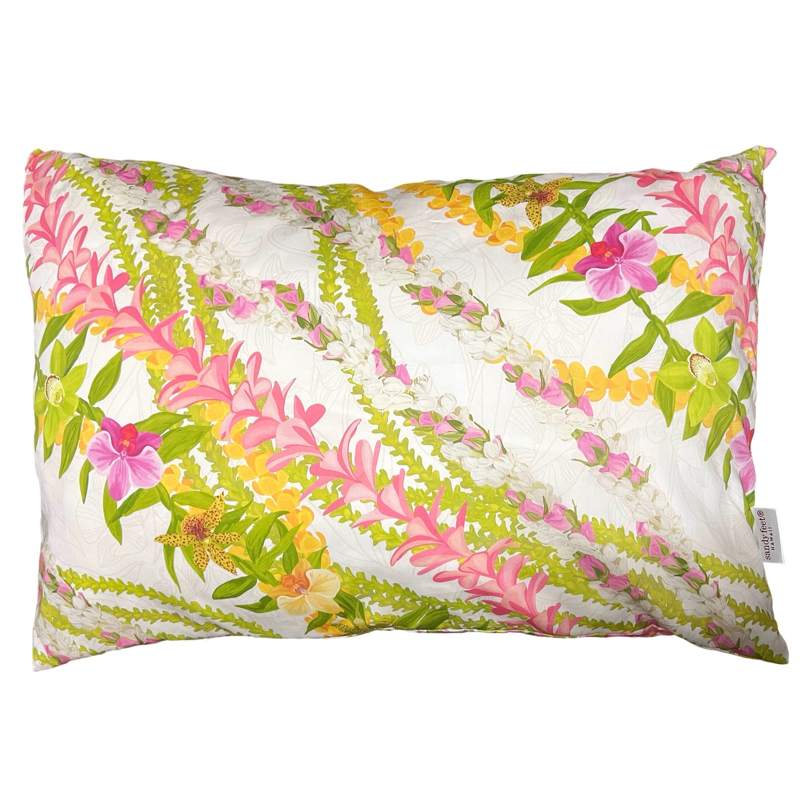 Lei Lokelani Pua Melia Pakalana Pua Kenikeni Standard Pillow Case