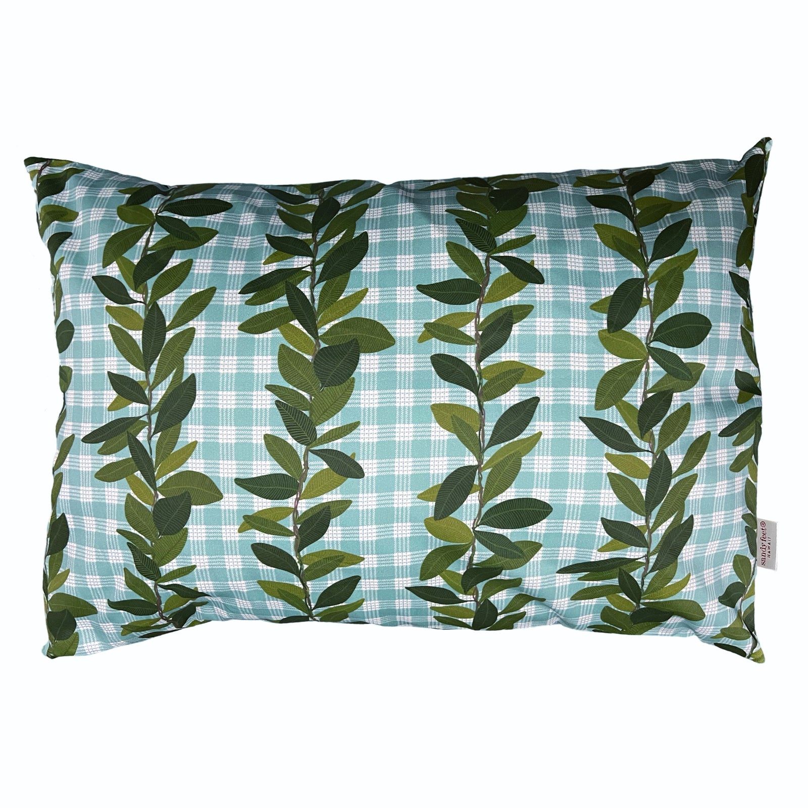 Maile and Palaka Vertical Standard Pillow Case