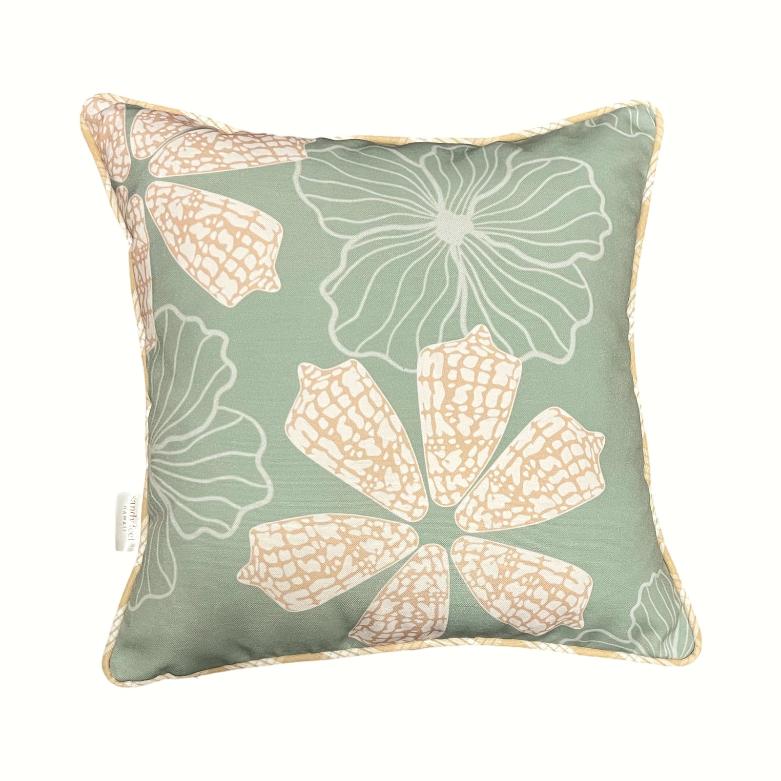 Hau & Cone Shell Pillow Cover
