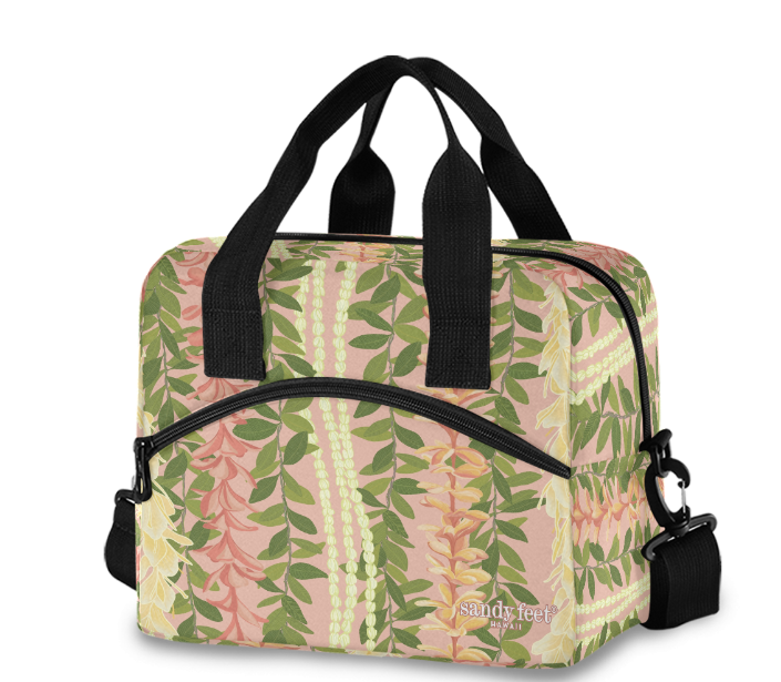 Pink Lei Insulated Lunch Tote