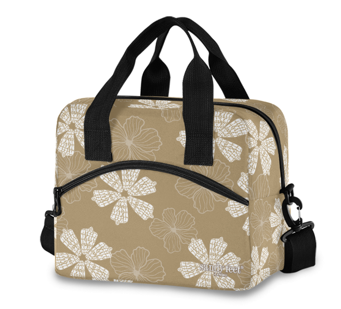 Hau & Cone Shell Tan Insulated Lunch Tote