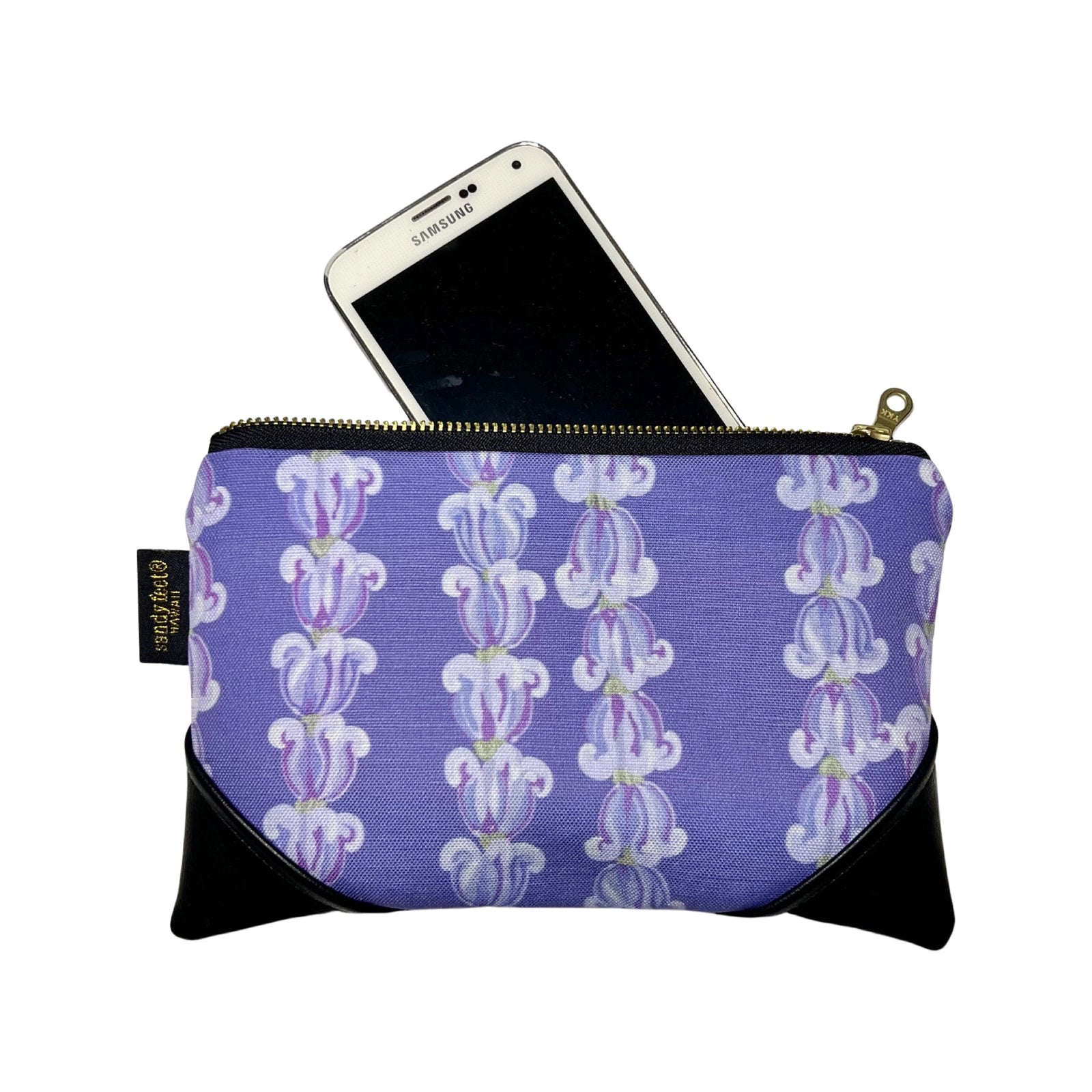 Mini Crown Flower Zipper Clutch