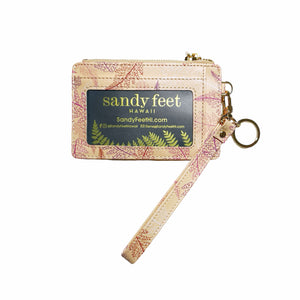 Palapalai Peach Slim RFID Blocking Credit Card Holder Wristlet