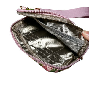 Pink Lei RFID Blocking Pouch Wristlet