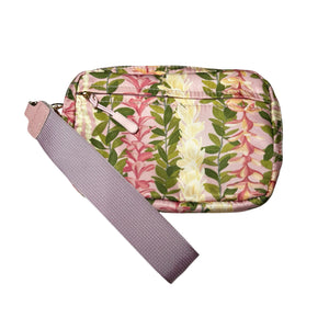 Pink Lei RFID Blocking Pouch Wristlet