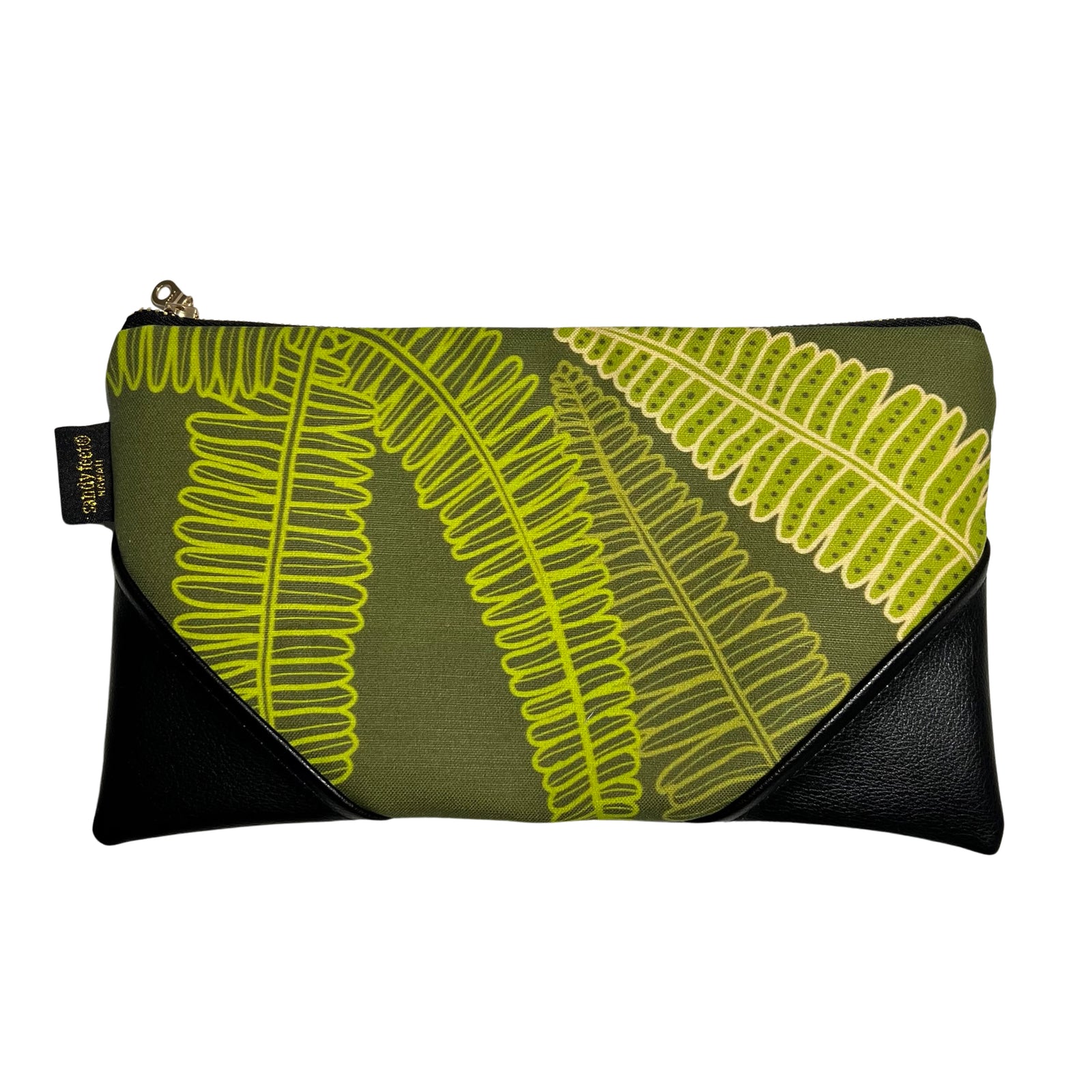 Large Uluhe Zipper Clutch