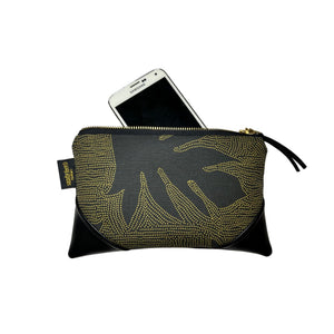 Mini 'Ulu & Dots Zipper Clutch
