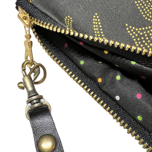 Large 'Ulu & Dots Zipper Clutch