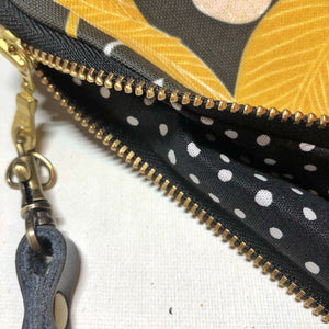 Anthurium Zipper Clutch