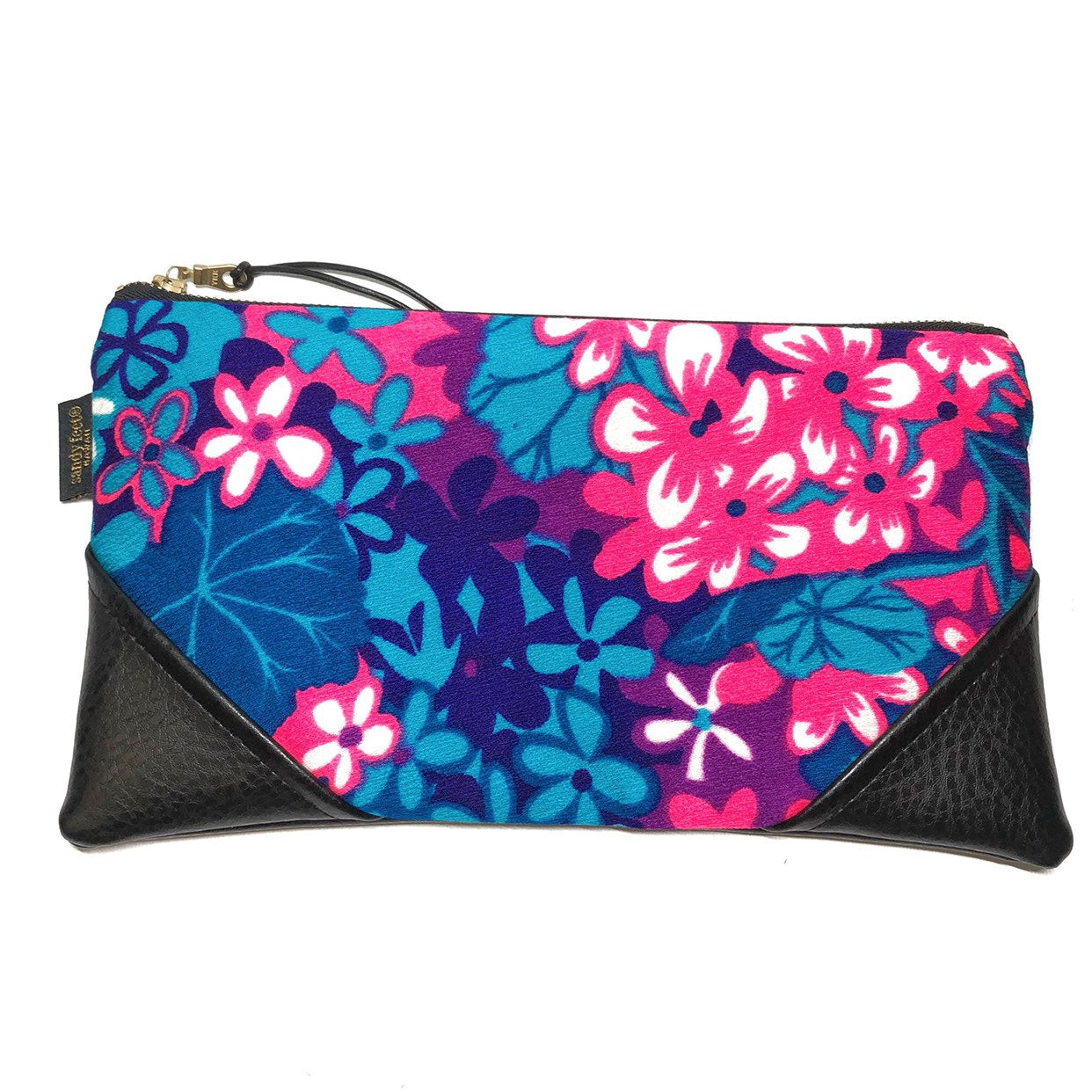 Vintage Hawaii Tiare Large Zipper Clutch