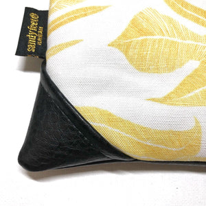 Mini Marigold 'Ulu (Breadfruit) x Black Zipper Clutch